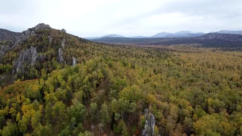 DRON: Flying over the rocks Stock Footage 161966271