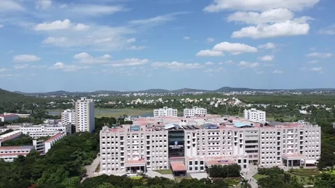 Dron shot of Hospital Stock Footage 250149900