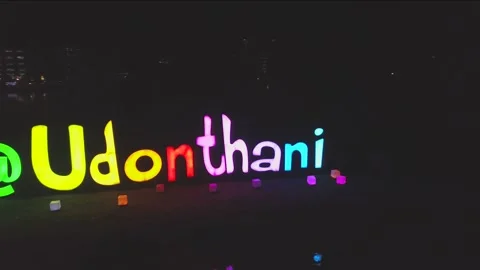 Dron video udonthani Stock Footage 219027894