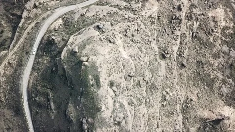 Dron view of a geological formation. Stock Footage 145421068