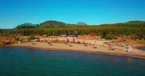 Dron view of river and lake Stock-Footage 140335943