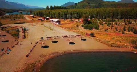 Dron view of river and lake Stock-Footage 140338751