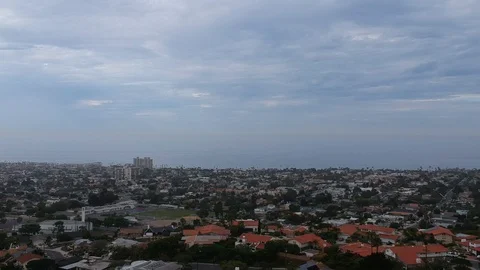 Drone 360-Degree View of San Diego and Pacific Beach Video stock 120367903