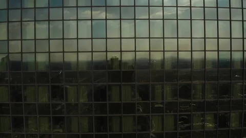 Drone 4k. View of city during Coronavirus. Warsaw in Poland Stock Footage 129151649