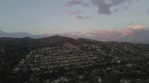 Drone 60fps: Los Angeles Griffith Park Pack 1 Stock Footage 146371605