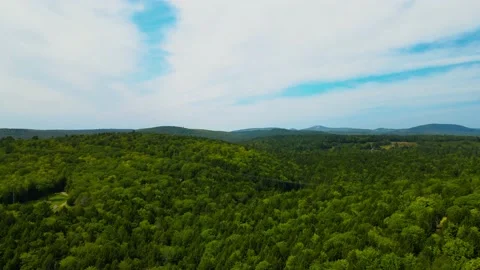 Drone above yurt Video stock 168019262