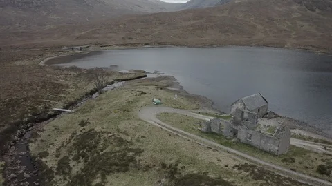 Drone Aerial of Fannichs Video stock 106926327