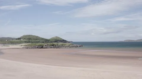 Drone Aerial of Firemore Beach Stock Footage 247618307