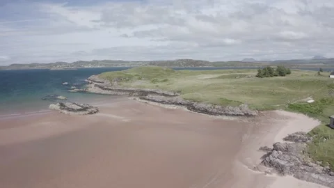 Drone Aerial of Firemore Beach Video stock 247618365