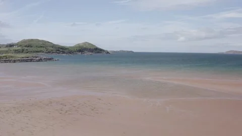 Drone Aerial of Firemore Beach Stock Footage 247618500