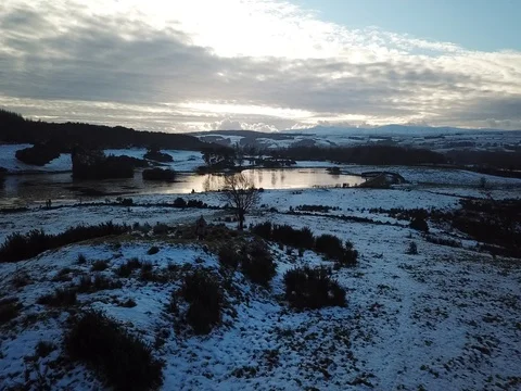 Drone Aerial of Knapps Loch Видео 84864598