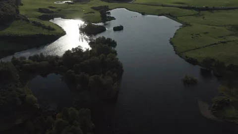 Drone Aerial of Knapps Loch Video stock 116824959