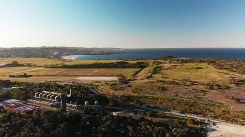 Drone aerial looking over Malabar and Maroubra Beach, Sydney Australia Stock Footage 99321871