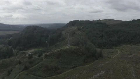 Drone Aerial of Murray's Monument Vídeos de archivo 163300843