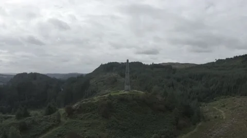 Drone Aerial of Murray's Monument Видео 163300882