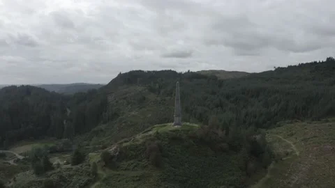 Drone Aerial of Murray's Monument Vídeos de archivo 163300885