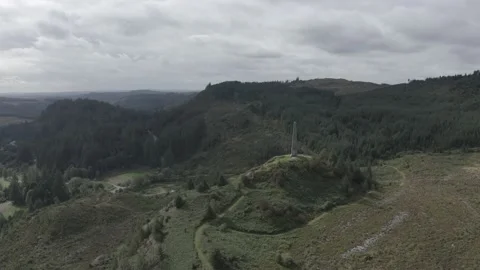 Drone Aerial of Murray's Monument Vídeos de archivo 163300910