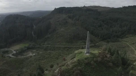 Drone Aerial of Murray's Monument Vídeos de archivo 163300919