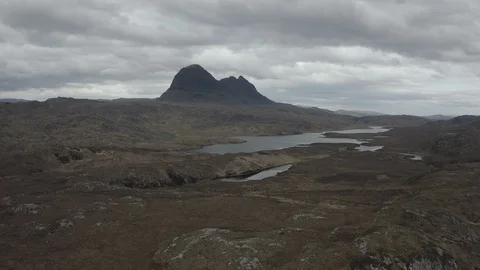 Drone Aerial of Suilven Video stock 106929027