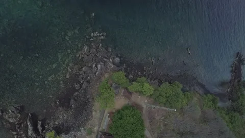 Drone aerial tulamben Stock-Footage 219011908