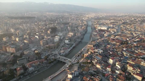 Drone Aerial View of Collapsed Buildings After Earthquake, February 8, 2023, Stock Footage 336520631