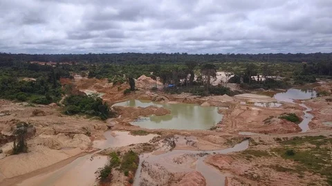 Brazil's clearwater Tapajos river polluted by illegal gold mining