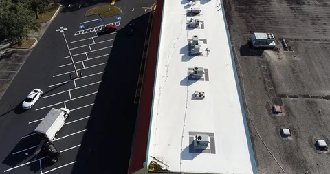 Drone Aerial view New Port Richey is a city in Pasco County, Florida, USA Stock Footage 123076653