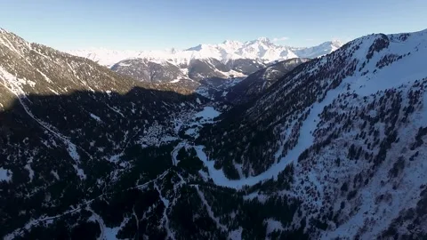 Drone Aerial View over Champex-Lac, Switzerland, the Alps. Alpine Landscape Stock Footage 301547431
