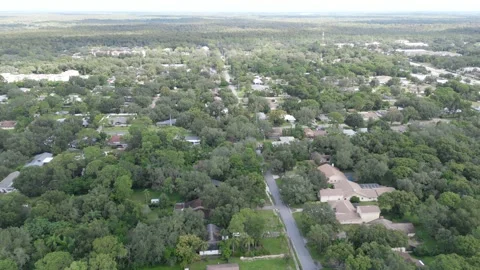 Drone Aerial view Pasco County, Odessa, FL 33556 Stock Footage 212967904
