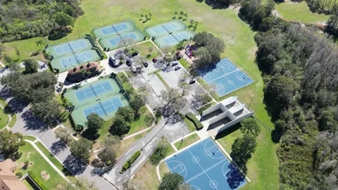 Drone Aerial view Pasco County, Odessa, FL 33556 Stock Footage 233357574