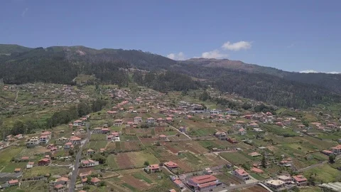 Drone aerial view of "Ponta do Sol", Madeira island. Stock Footage 114423099