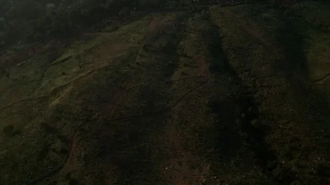 Drone Aerial of Zomba Massif, Malawi at Sunrise Stock Footage 297781453