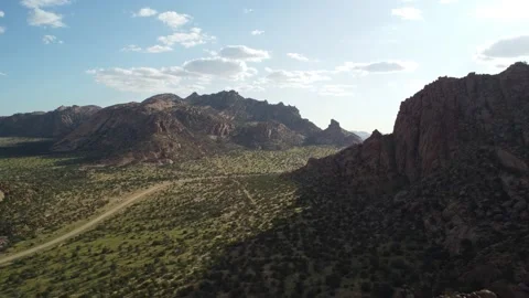 Drone African Mountains Stock Footage 193395724