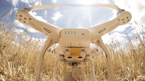 Drone for agriculture. Stock Footage