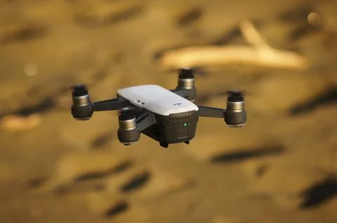 Drone in the air Stock Photos