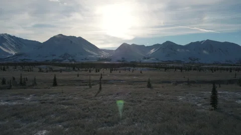 Drone of Alaska Range 動画素材 237785251