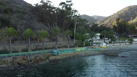 Drone along path from water Stock Footage 175477112