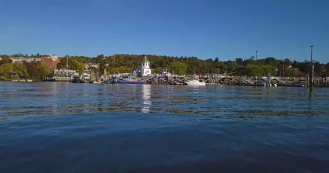 Drone along the water 2 스톡 동영상 296429865