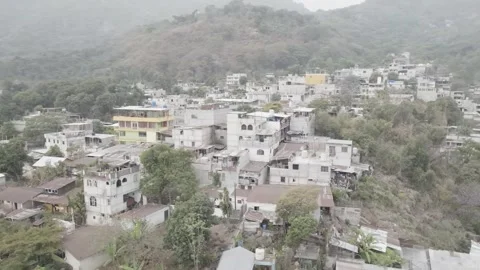 Drone around Lake Atitlan Stock Footage 318096203