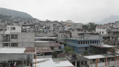 Drone around Lake Atitlan Stock Footage 318096293
