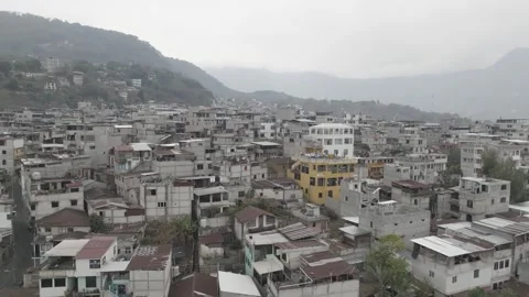 Drone around Lake Atitlan Stock Footage 318096355
