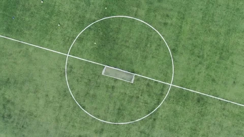 Drone ascending vertically and rotating above stadium Video stock 333958155