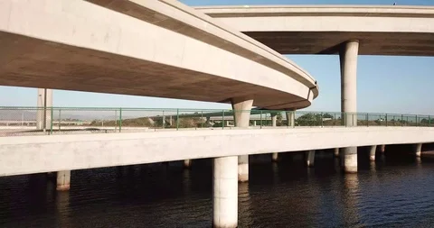 Drone Ascends And Looks Down Stock Footage 123452095