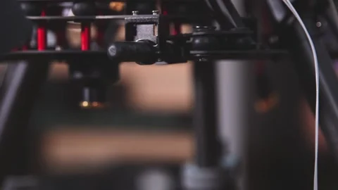 Drone Assembling Quad Copter Preparation for Flight Stock Footage 142137191