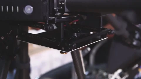 Drone Assembling Quad Copter Preparation for Flight Stock Footage 142137251
