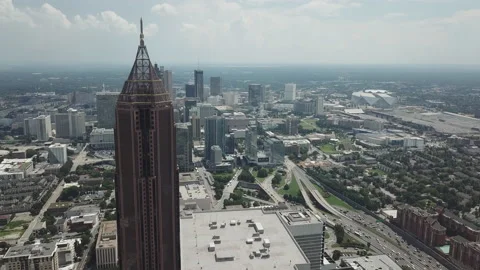 Drone ATL BofA 002 Stockbeeldmateriaal 137979610