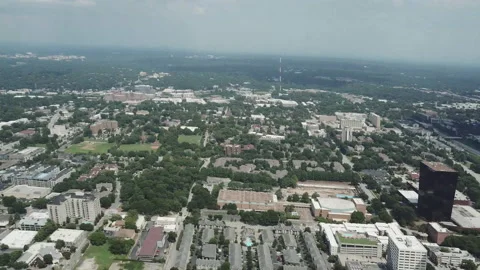 Drone ATL Midtown 002 Stockbeeldmateriaal 137744982