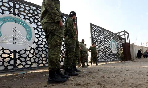 Drone attack on security headquarters in the Iraqi capital Baghdad, Iraq - 04 Ja Stock Photos