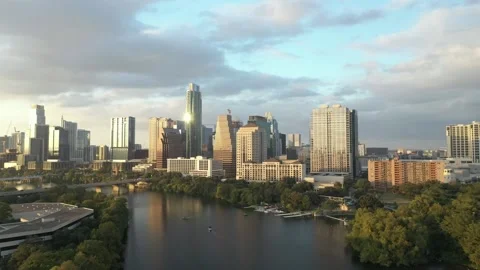 Drone Austin-01 Stock Footage 142108782