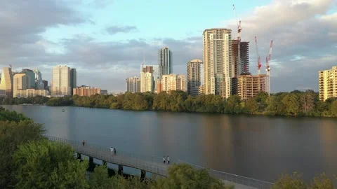 Drone Austin-02 Stock Footage 142108920